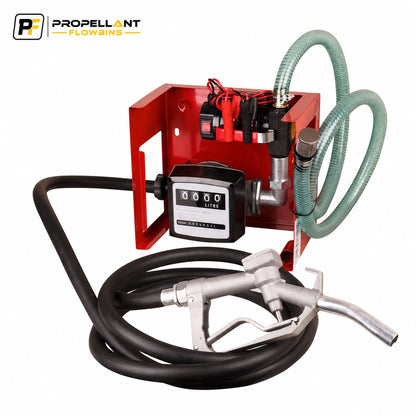 12V Diesel Transfer Pumpset 45LPM – Complete Kit with Meter, Hose & Nozzle