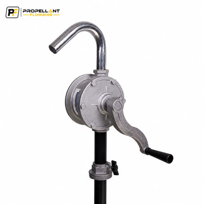 Aluminium Diesel Hand Rotary Pump – 660mm Inlet Pipe for Drums & Tanks