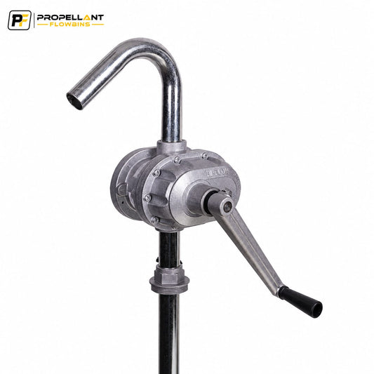 High Flow Aluminium Rotary Hand Pump – Diesel, Petrol & Kerosene Transfer