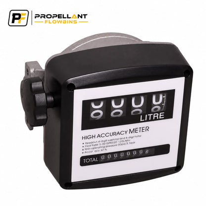 4-Digit High Accuracy Diesel Flow Meter – 120LPM, 1% Accuracy, 1" BSP