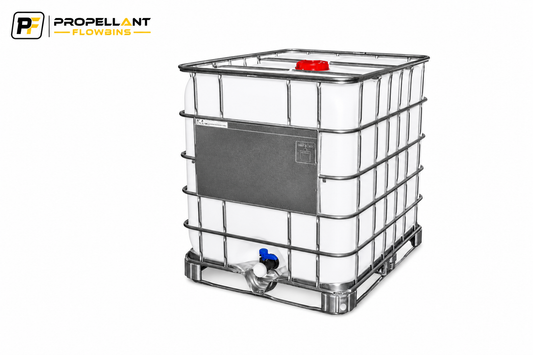 1000L IBC Flowbin Plain – Bare Tank with Shutoff Valve for Diesel, Chemicals & Oils